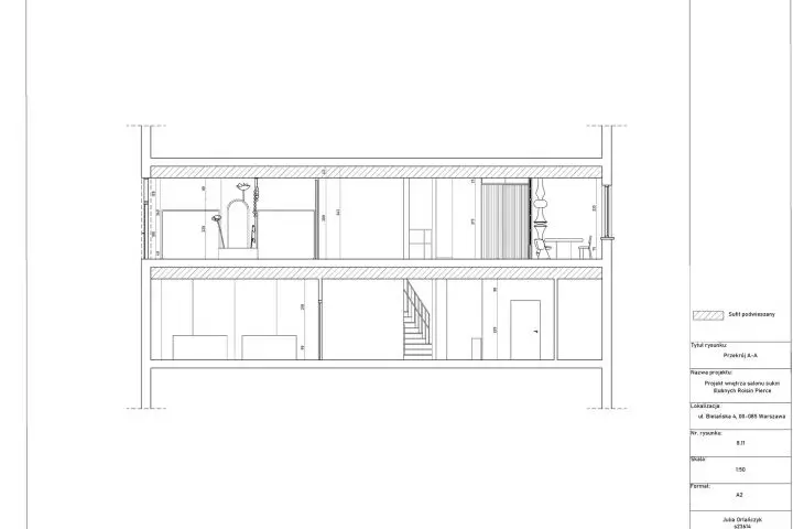 cross-section A-A