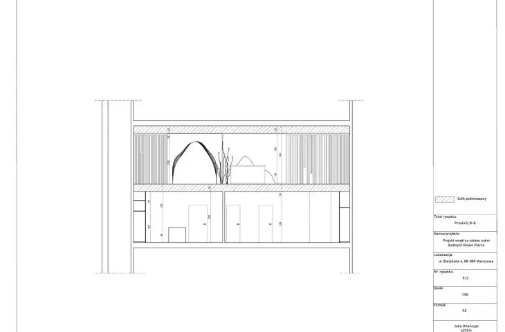 B-B section