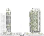 Hotel in Da Nang, Vietnam - elevation drawing  