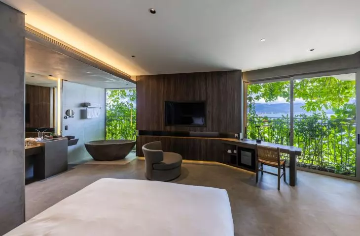 Hotel w Da Nang we Wietnamie  — widok wnętrza jednego z pokoi  