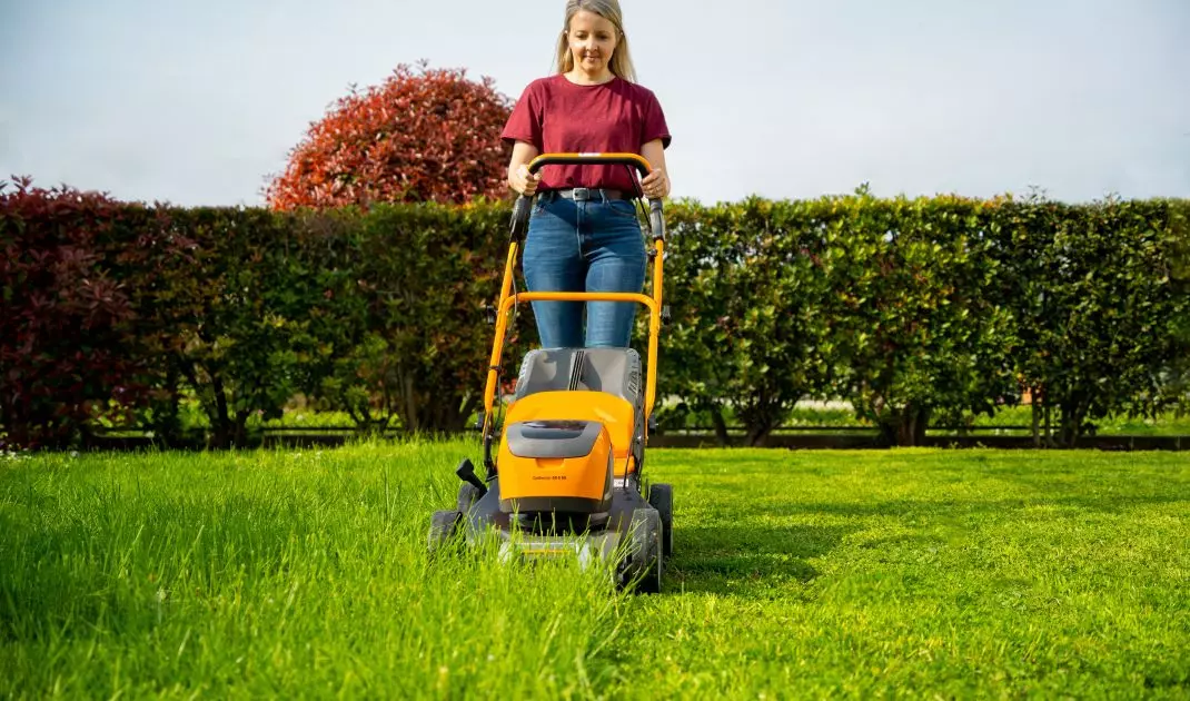 Petrol mowers are powered by gasoline engines, making them ideal for large gardens