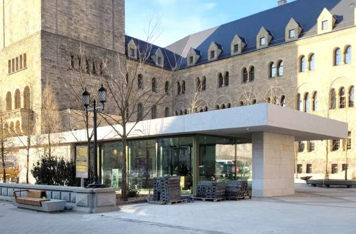 Open Courtyard in front of CK Zamek in Poznań