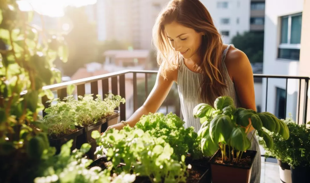 Balcony gardens are the perfect solution for city dwellers