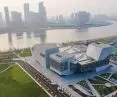 Szkoła im. Juilliard w Tianjinie  — widok na bryłę z lotu ptaka