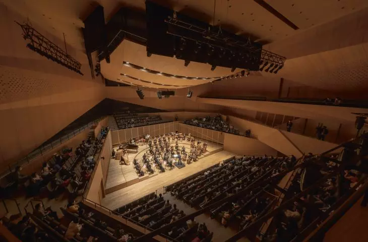 The Juilliard School in Tianjin - a key element of the campus is the main concert hall
