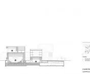 Juilliard School in Tianjin - cross section of the building 