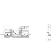 Juilliard School in Tianjin - cross section of the building 