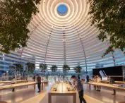Sklep Apple na nabrzeżu Marina Bay w Singapurze