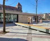 Open Courtyard in front of CK Zamek in Poznań