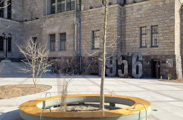 Open Courtyard in front of CK Zamek in Poznań
