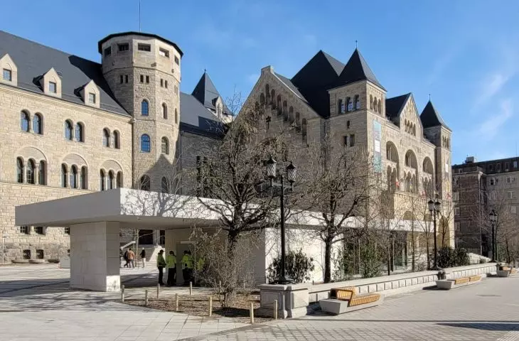 Open Courtyard in front of CK Zamek in Poznań