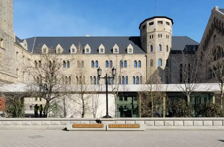Open Courtyard in front of CK Zamek in Poznań