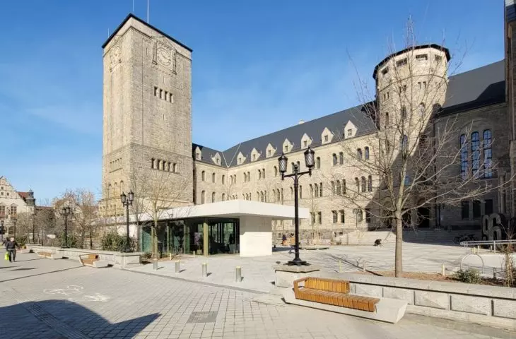 Open Courtyard in front of CK Zamek in Poznań