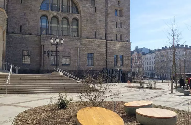 Open Courtyard in front of CK Zamek in Poznań