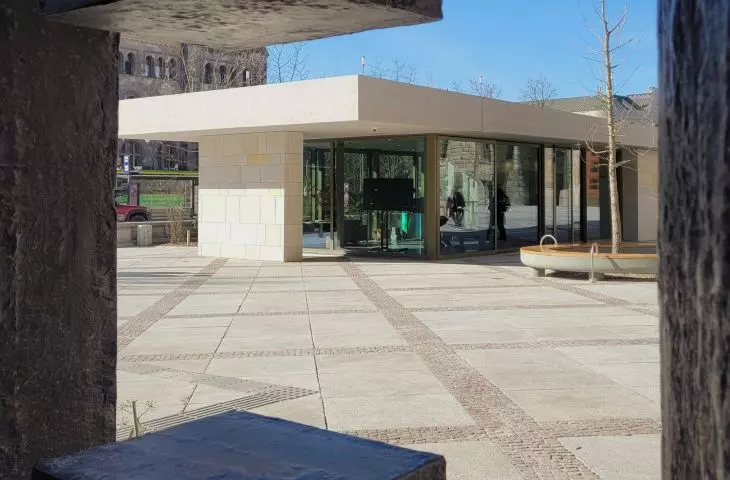Open Courtyard in front of CK Zamek in Poznań