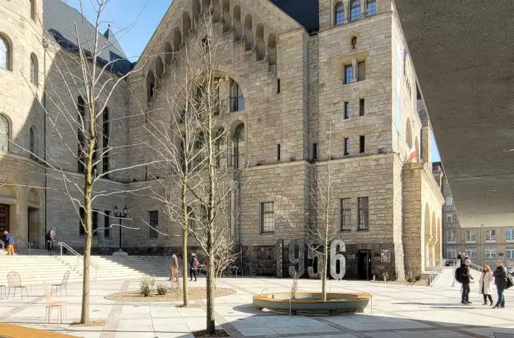 Open Courtyard in front of CK Zamek in Poznań
