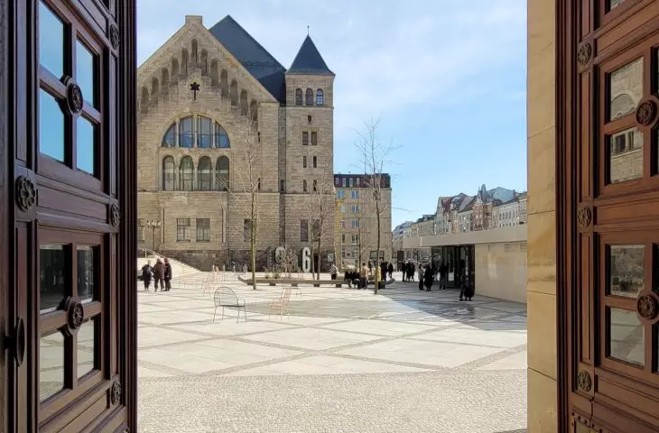 Open Courtyard in front of CK Zamek in Poznań