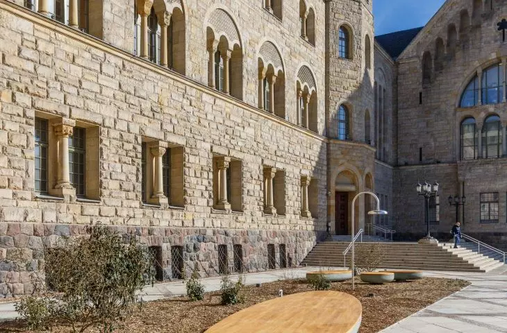 Open Courtyard in front of CK Zamek in Poznań