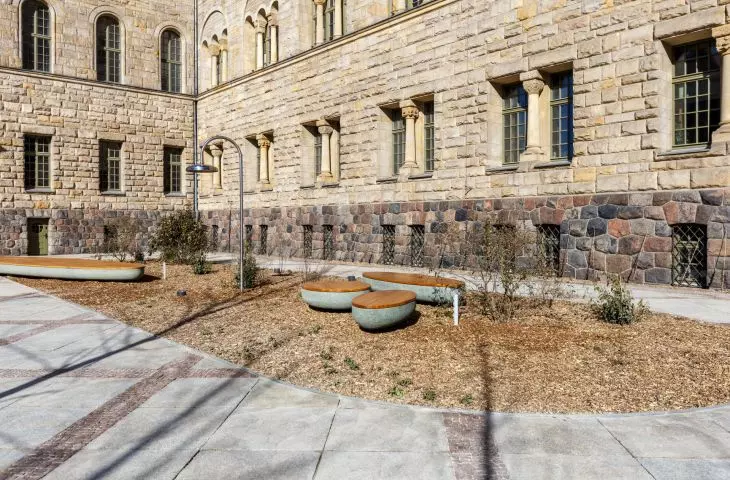 Open Courtyard in front of CK Zamek in Poznań