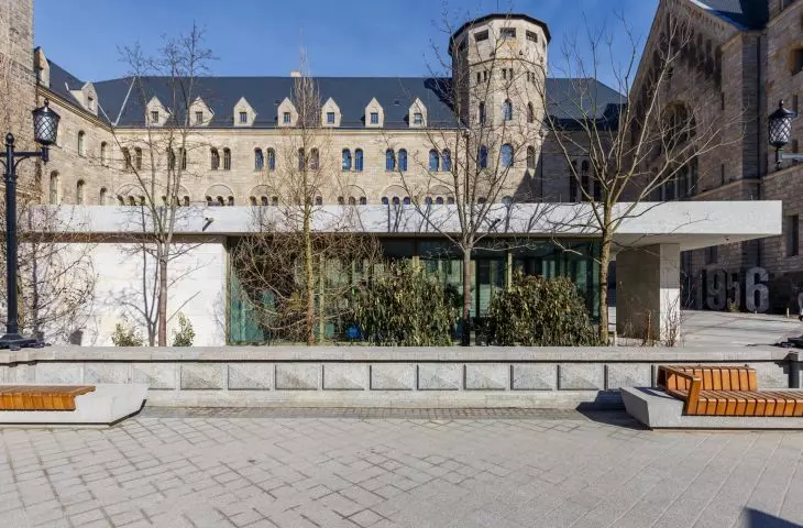 Open Courtyard in front of CK Zamek in Poznań
