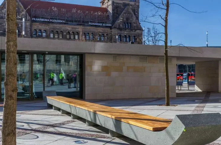 Open Courtyard in front of CK Zamek in Poznań
