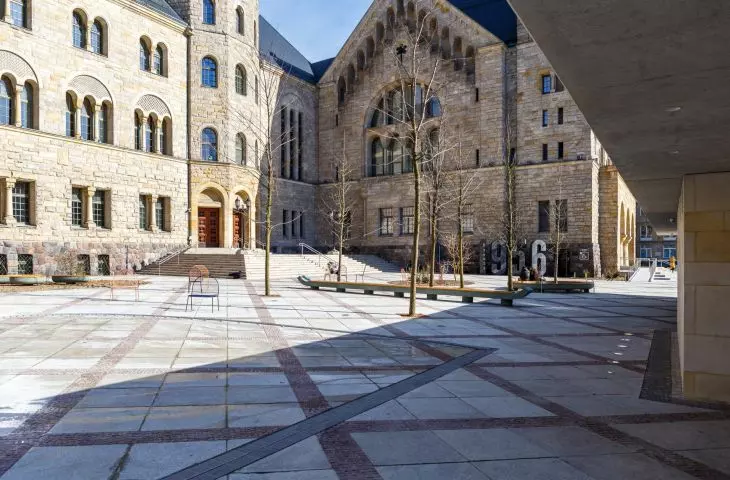 Open Courtyard in front of CK Zamek in Poznań
