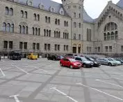 dziedziniec przed CK Zamek w 2019 roku,
