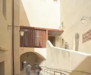 visualization of the entrance area - this is where student and tourist traffic is separated