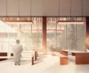 visualization of a student cafe