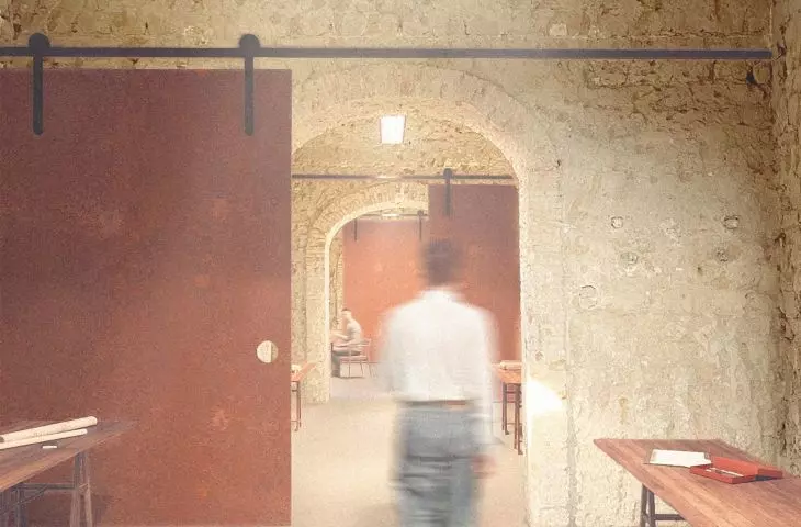 visualization of the workshop room in the castle chambers