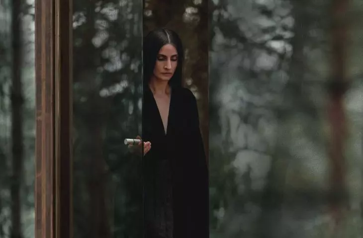 The saunas are made of coniferous wood