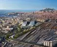 Development plan for the eastern part of Naples - unusual form of skyscrapers results from analysis of the sun's movement