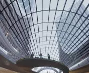 Development plan for the eastern part of Naples - visualization of the interior of one of the skyscrapers  