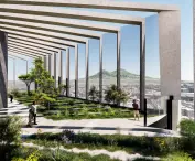 Development plan for the eastern part of Naples - visualization of rooftop gardens 