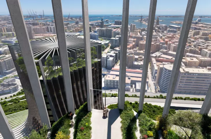 Development plan for the eastern part of Naples - visualization of views of the city