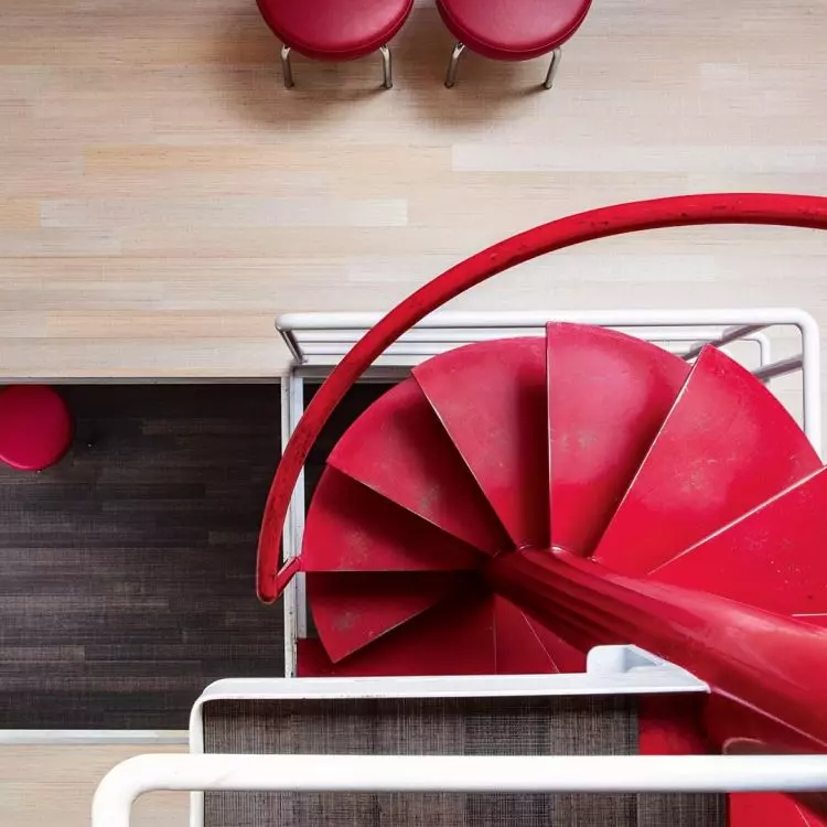 Underfloor heating provides even heat distribution throughout the room