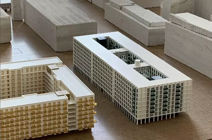 Mock-up - Student Quarter on the Defilad Square in Warsaw
