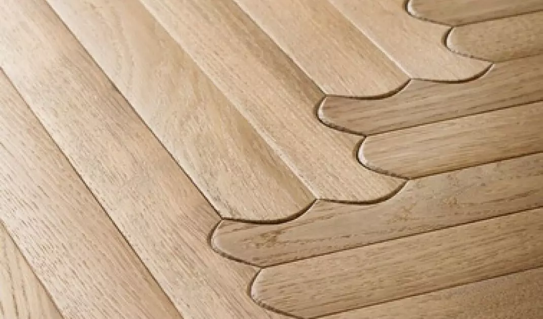 Listone Giordano BISCUIT parquet with an unusual pattern