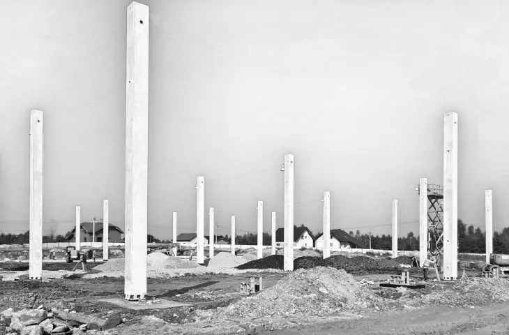 prefabricated poles