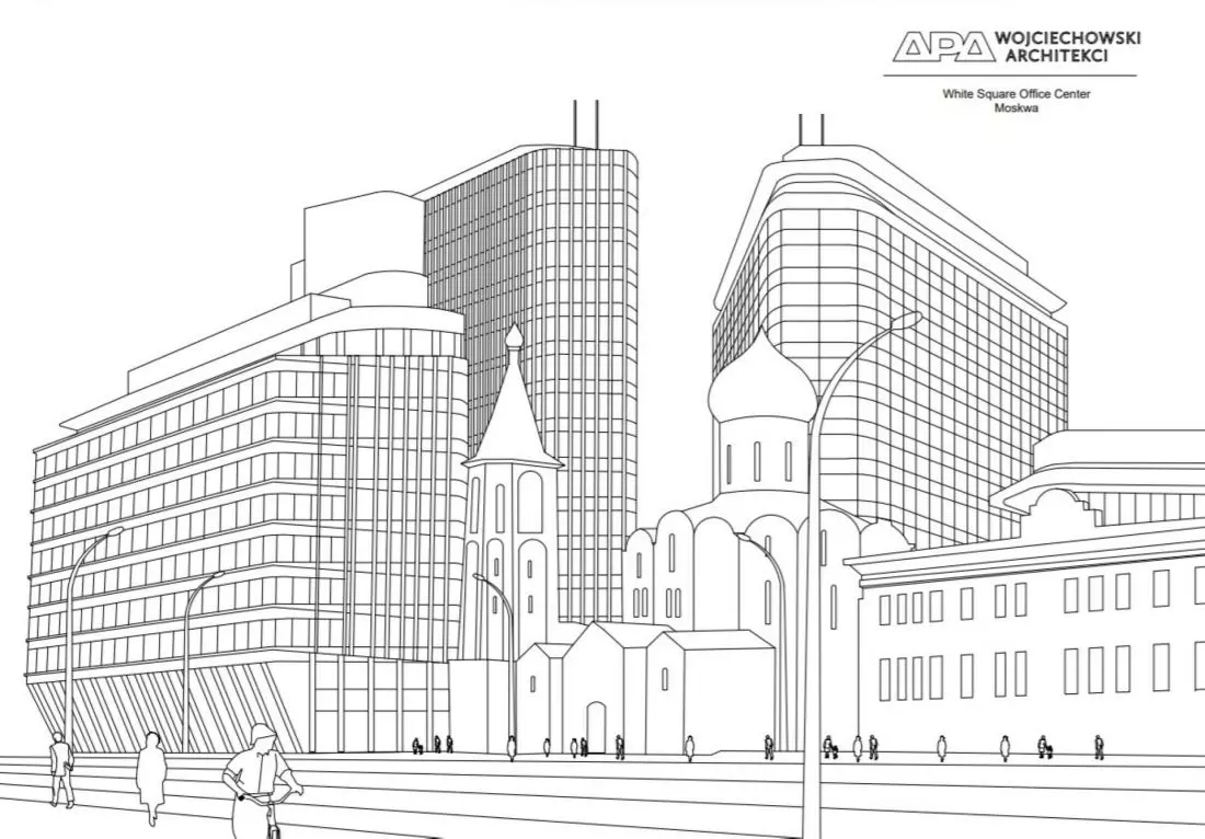 Architektoniczne
kolorowanki; © APA Wojciechowski Architekci