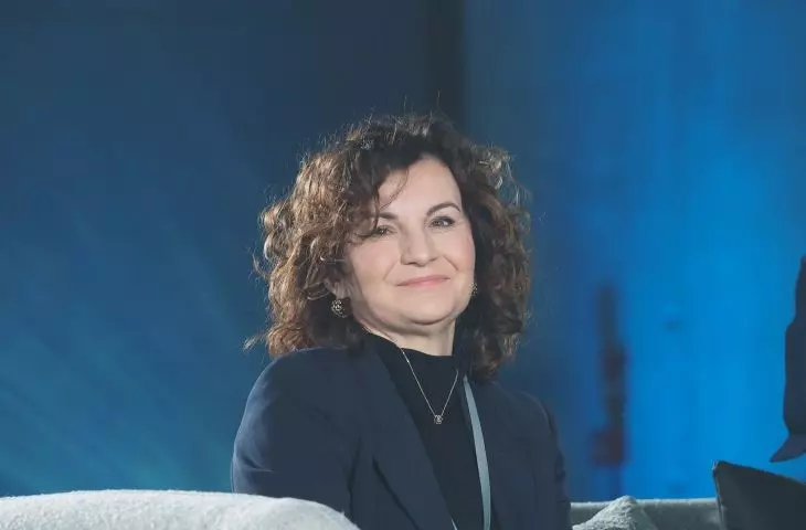 Dorota Bartosz at the Sustainable Construction Talks by Saint-Gobain debate.