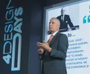 Henryk Kwapisz during his presentation at Sustainable Construction Talks by Saint-Gobain
