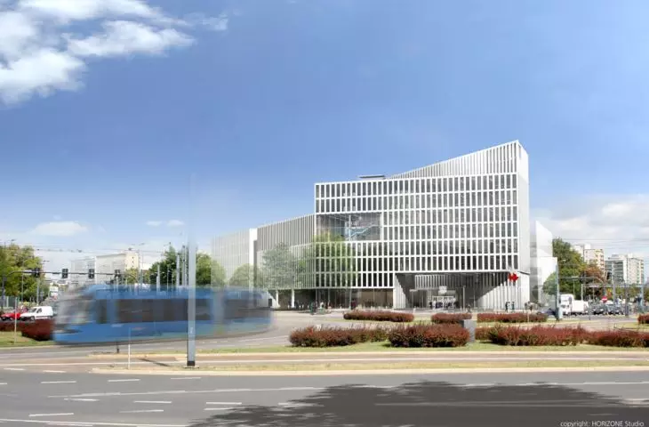 Wizualizacje przedstawiające Ratusz Marszałkowski w Krakowie