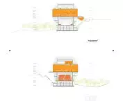 Plasencia conference center - cross section  