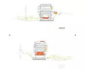 Plasencia conference center - cross section  