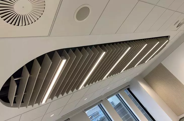 Fovere - acoustic design under the ceiling