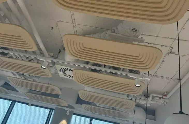 Fovere - acoustic design under the ceiling