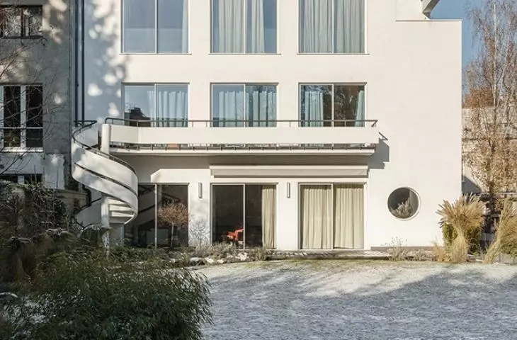 The house on Leopold Lis Kula Street in the Old Żoliborz district of Warsaw.