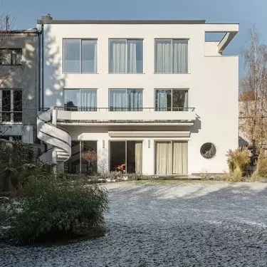 The house on Leopold Lis Kula Street in the Old Żoliborz district of Warsaw.