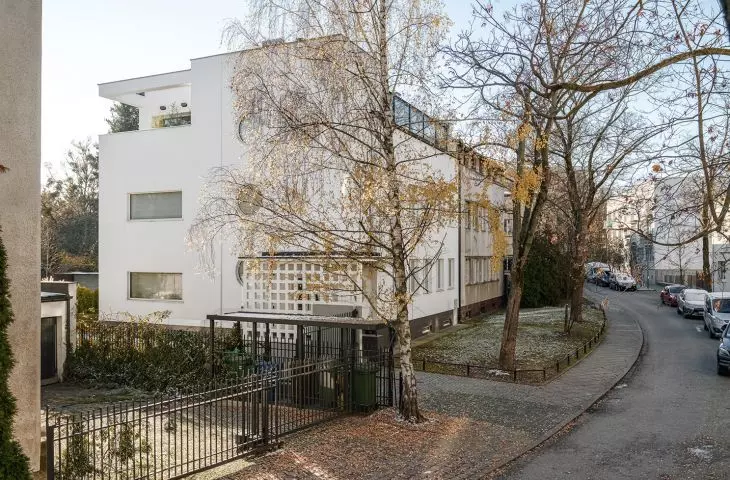 The house on Leopold Lis Kula Street in the Old Żoliborz district of Warsaw.